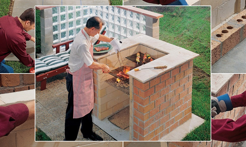 DIY step-by-step na mga tagubilin para sa pagtula ng barbecue