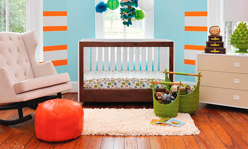 لون غرفة الأطفال - خيارات التصميم