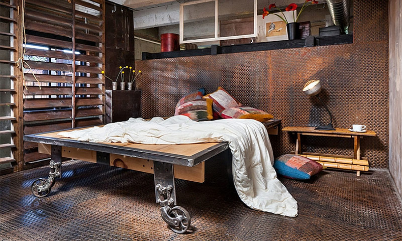Loft bedroom - แนวคิดการออกแบบตกแต่งภายในและภาพถ่าย