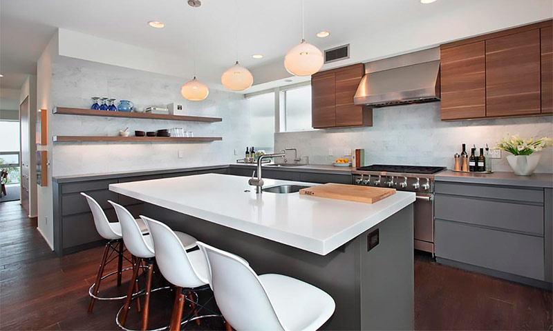 Kuhinja u sivoj boji - preporuke i pravila dizajna