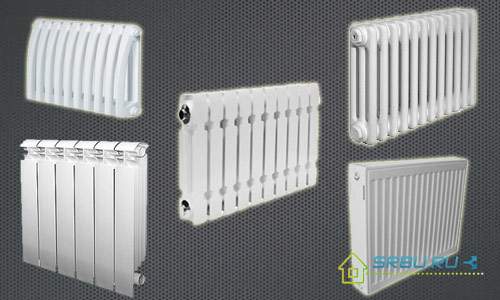 Types and types of heating radiators