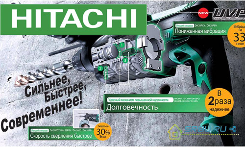 Hitachi roterende hammere