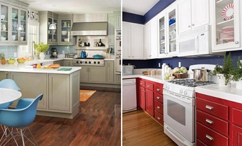 Hogyan lehet színeket használni a konyha belsejében?