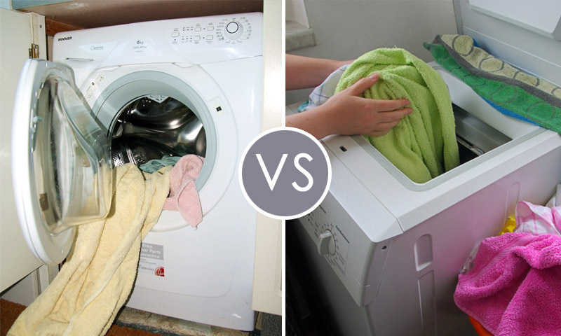 เครื่องซักผ้าฝาหน้าหรือบนสุดที่ดีที่สุดคืออะไร?